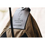 Helmet Bag army green leather label