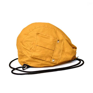 Helmet Bag in mustard color