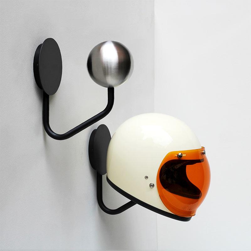 HOT Helmet Wall Mount Helmet Stand For Bike Bike Helmet Wall